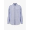 Lyocell shirt with striped motif