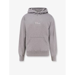 Cotton sweatshirt with embroidered logo