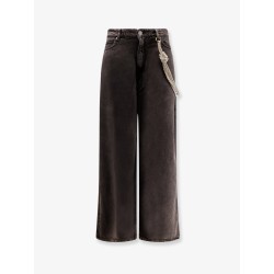 Lauryn bull denim jeans with removable jewel rope