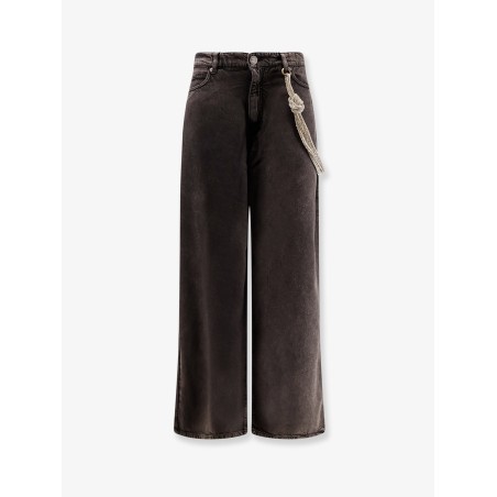 Lauryn bull denim jeans with removable jewel rope
