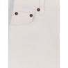 Cotton skirt with rippings detail