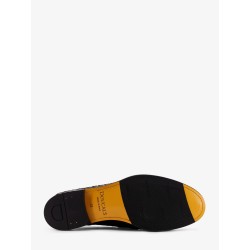 Adler leather loafers with woven pattern
