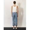 Cotton jeans with flared bottom