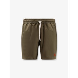 Nylon swimtrunk with logo embroidery