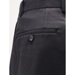 Wool blend trousers with frontal pinces