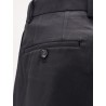 Wool blend trousers with frontal pinces
