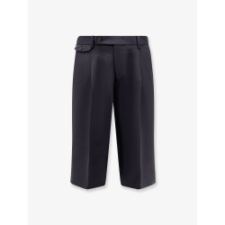 Wool blend bermuda shorts with frontale pinces