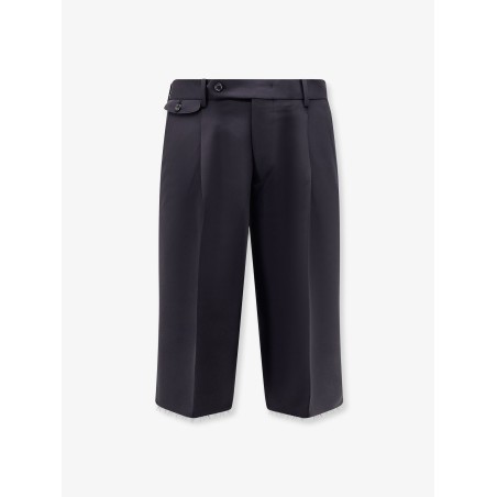 Wool blend bermuda shorts with frontale pinces
