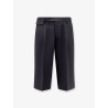 Wool blend bermuda shorts with frontale pinces