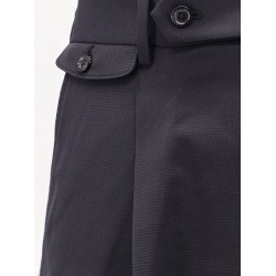 Wool blend bermuda shorts with frontale pinces