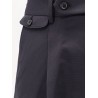 Wool blend bermuda shorts with frontale pinces
