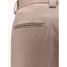 Wool blend trousers with frontal pinces