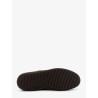 Minimal nylon and suede sneakers