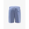 Nylon swim trunks with embroidered logo