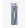 Straight fit cotton jeans