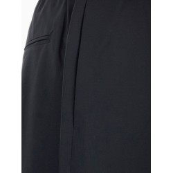 Wool blend trousers