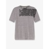 Cotton T-shirt with Flag print on the front