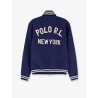 Cotton bomber con patch Logo