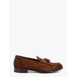 Suede loafers with tassels
