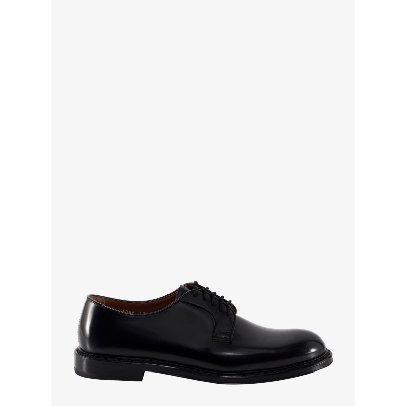 Leather lace-up