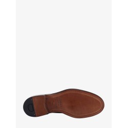 Leather lace-up