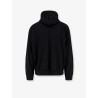 Cotton sweatshirt with double logo patch
