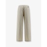 Striped cotton pajama pants