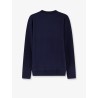 Cotton blend sweatshirt with front embroidered logo