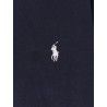 Cotton blend sweatshirt with front embroidered logo