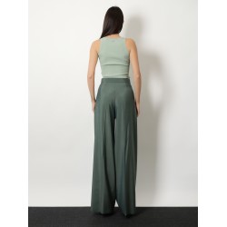 Mxmgiallo virgin wool and silk trousers