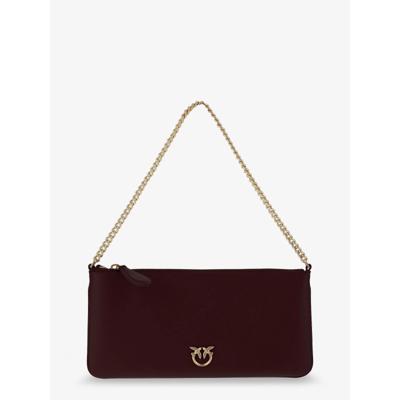 Horizontal Flat leather crossbody bag