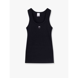 Calcolatore Cotton tank top with Love Birds logo on the front