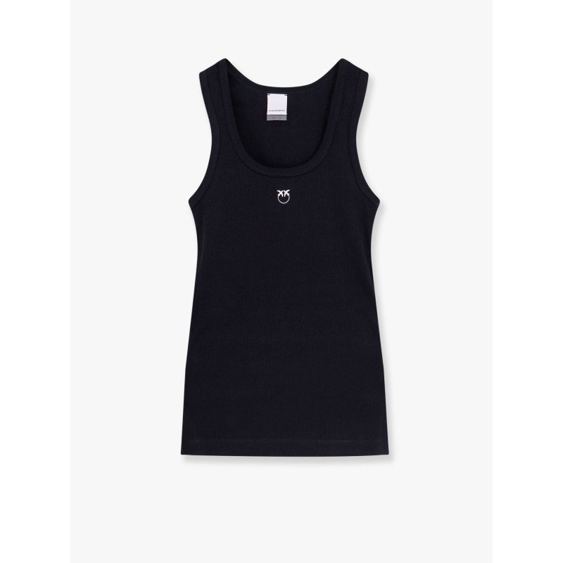 Calcolatore Cotton tank top with Love Birds logo on the front