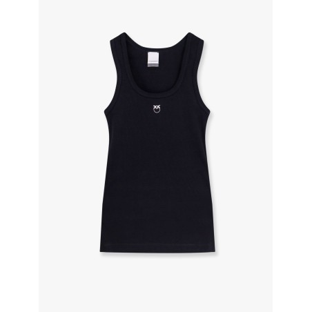 Calcolatore Cotton tank top with Love Birds logo on the front