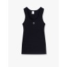 Calcolatore Cotton tank top with Love Birds logo on the front