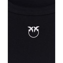 Calcolatore Cotton tank top with Love Birds logo on the front