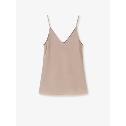 Stretch silk top