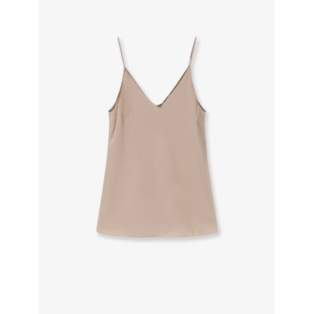 Stretch silk top
