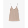Stretch silk top