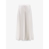 Viscose and linen skirt
