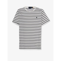 Cotton t-shirt with striped pattern