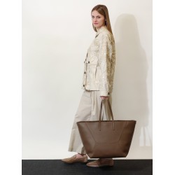 BC Duo hammered leather handbag