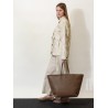 BC Duo hammered leather handbag