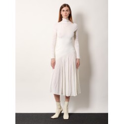 Long wool dress