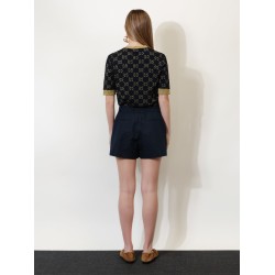 GG cotton blend shorts