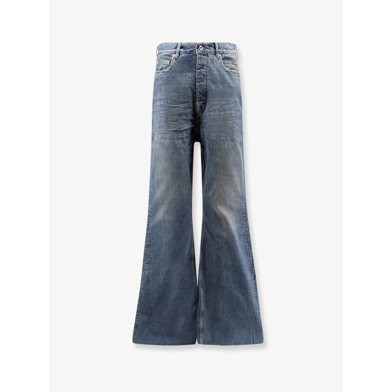 Blue denim jeans