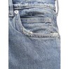 Blue denim jeans