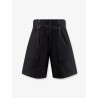 Cotton blend cargo bermuda shorts