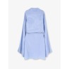 Wrap silk mini dress