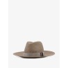 Raffia Fedora hat with Monili detail